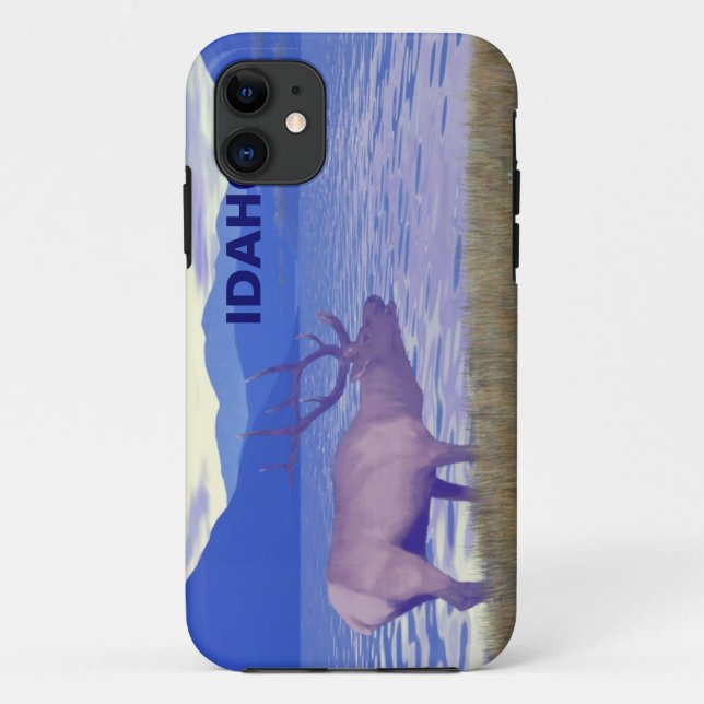 Wapiti (Elk) By The Lake Case-Mate iPhone Case (Back)