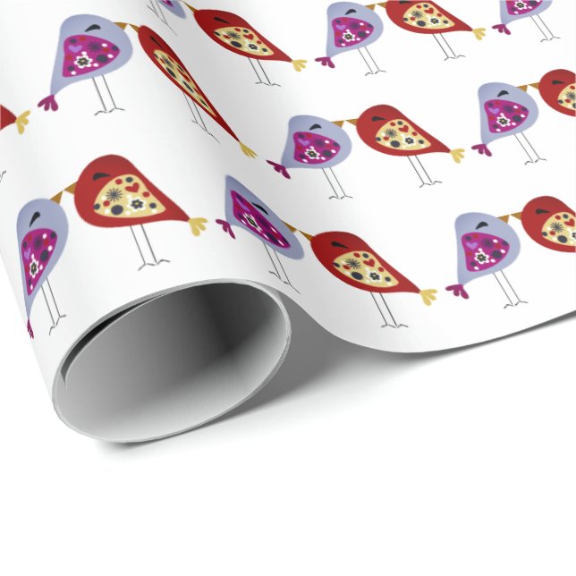 Wapping Paper - Love Birds (Roll Corner)