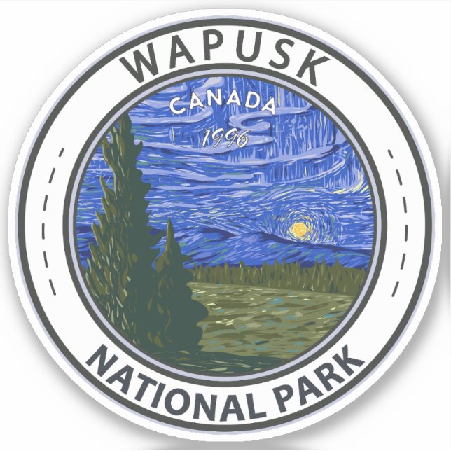 Wapusk National Park Northern Lights Vintage (Front)