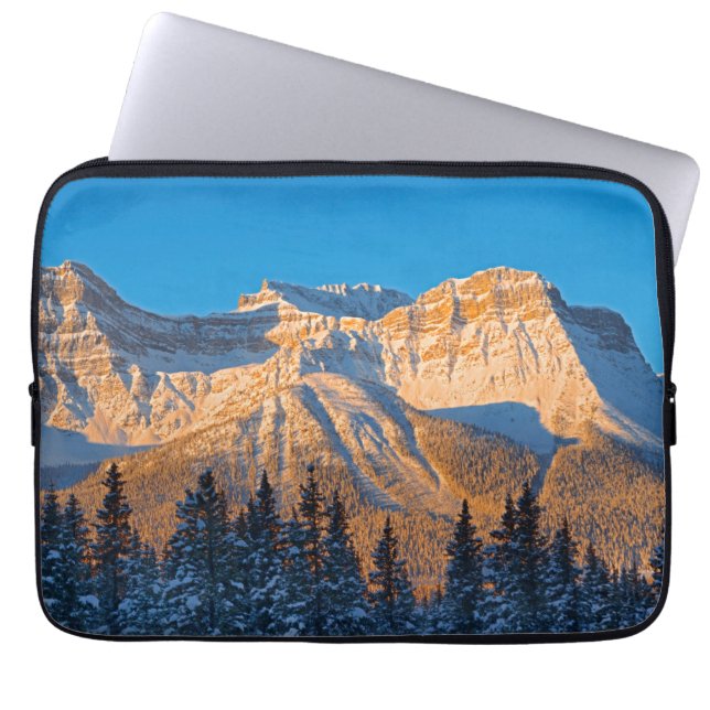 Waputik Range in Canadian Rocky Mountains Laptop Sleeve (Front)