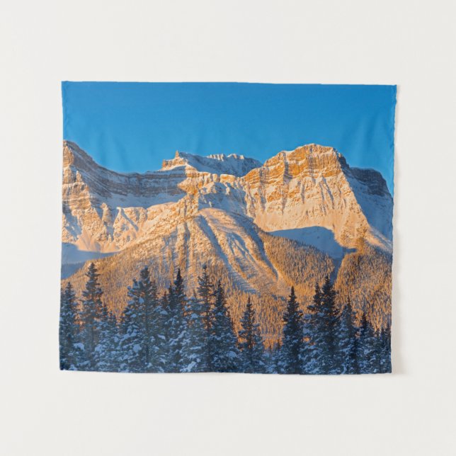 Waputik Range in Canadian Rocky Mountains Tapestry (Front (Horizontal))