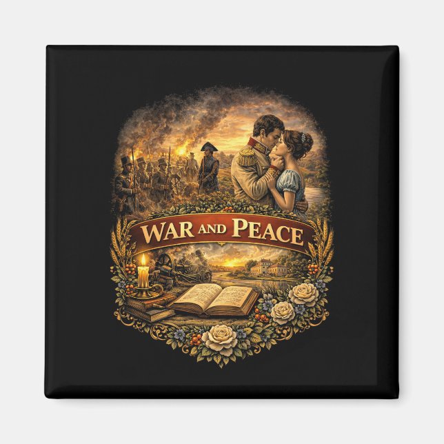 War and Peace Magnet (Front)