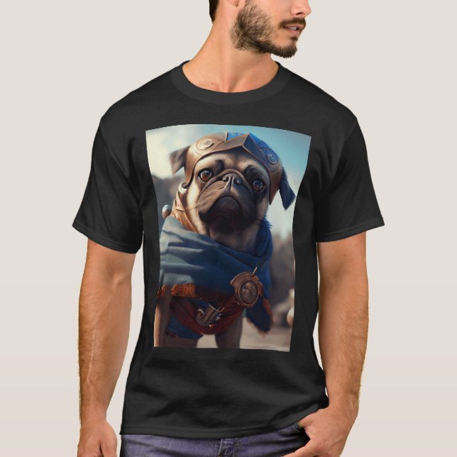 War Bandit: Pug T-Shirt (Front)