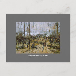 War between the states postcard