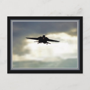 War Bird Approaching Postcard