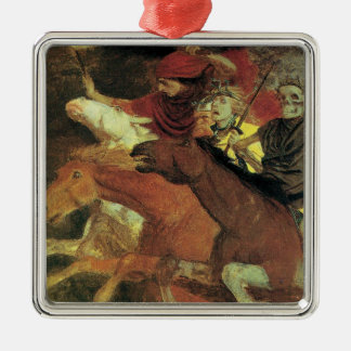 War by Arnold Bocklin, Vintage Symbolism Fine Art Metal Tree Decoration