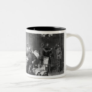 War council at Versailles Prefecture Two-Tone Coffee Mug