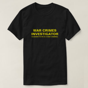 War Crimes Investigator T-Shirt