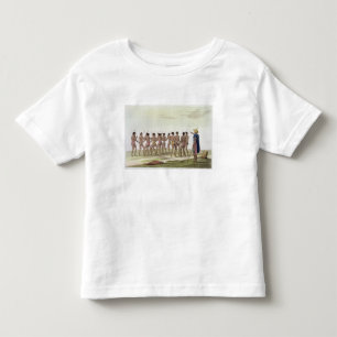 War Dance of the Caroline Islanders, plate 22 from Toddler T-Shirt