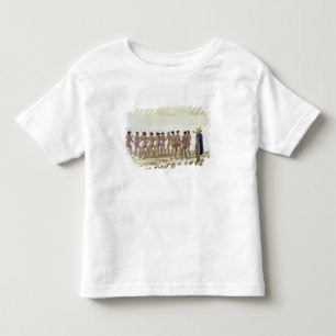 War Dance of the Caroline Islanders, plate 22 from Toddler T-Shirt