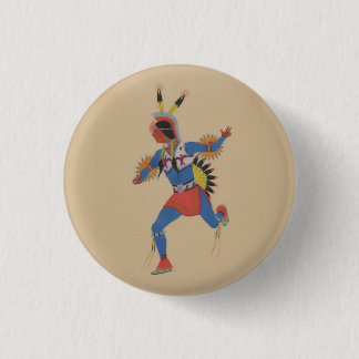War Dance (or The Runner) 3 Cm Round Badge