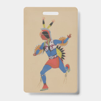 War Dance (or The Runner) ID Badge