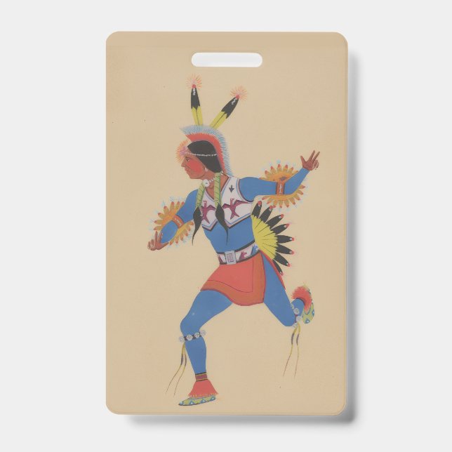 War Dance (or The Runner) ID Badge (Front)