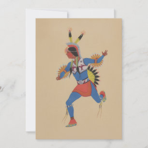 War Dance (or The Runner) Invitation