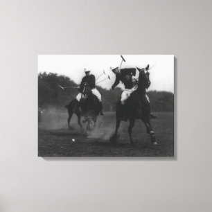 War Department Polo Association Game Photograph Canvas Print