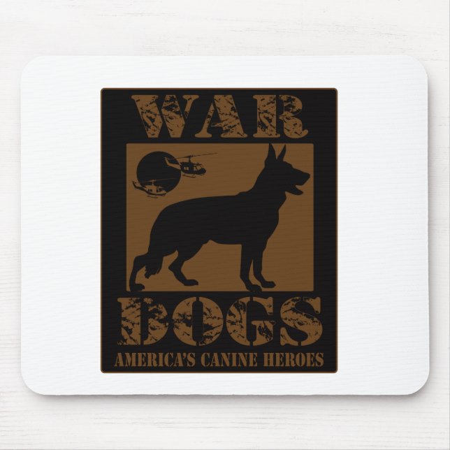 War-Dogs-Artwork Mouse Mat (Front)