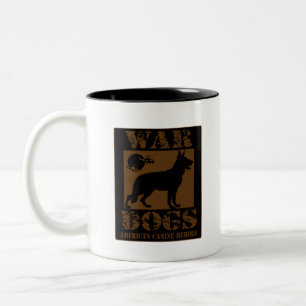 War-Dogs-Artwork Two-Tone Coffee Mug