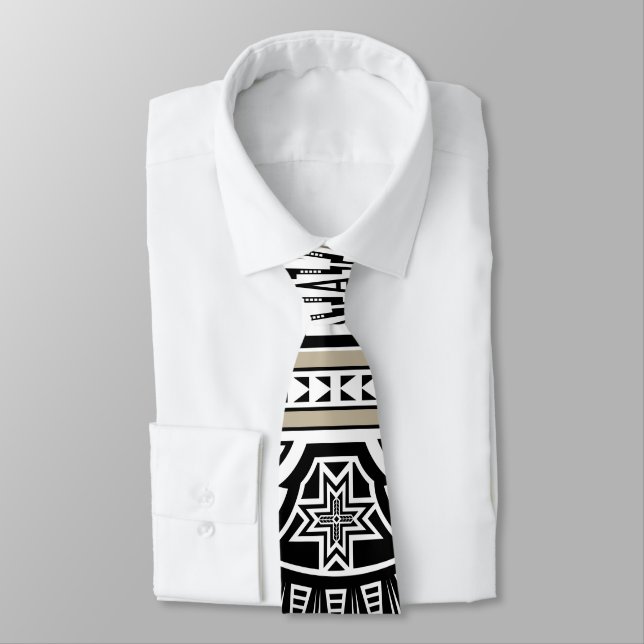 War Eagle (Black/White) Tie (Tied)