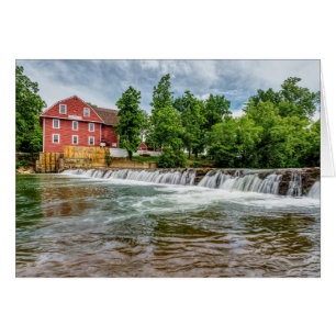 War Eagle Mill and Waterfall Greeting Card