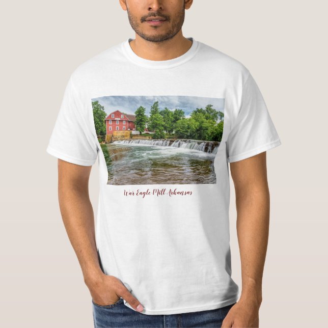 War Eagle Mill and Waterfall T-shirt (Front)