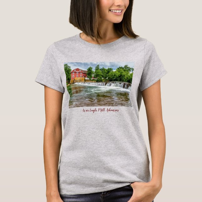 War Eagle Mill And Waterfall T-Shirt (Front)