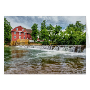 War Eagle Mill and Waterfall Thank you Card