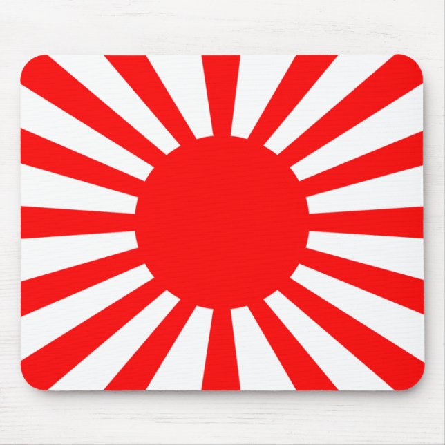 War Flag of the Imperial Japanese Army Mouse Mat (Front)