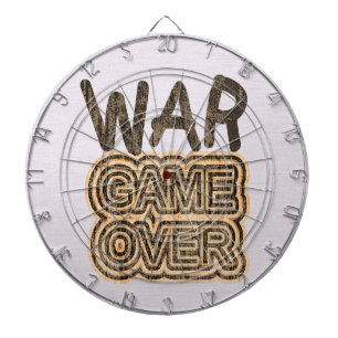 War Game Over Dartboard