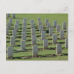 War graves in the Somme Postcard