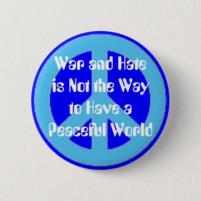 War/Hate vs Peace Pin (Front)