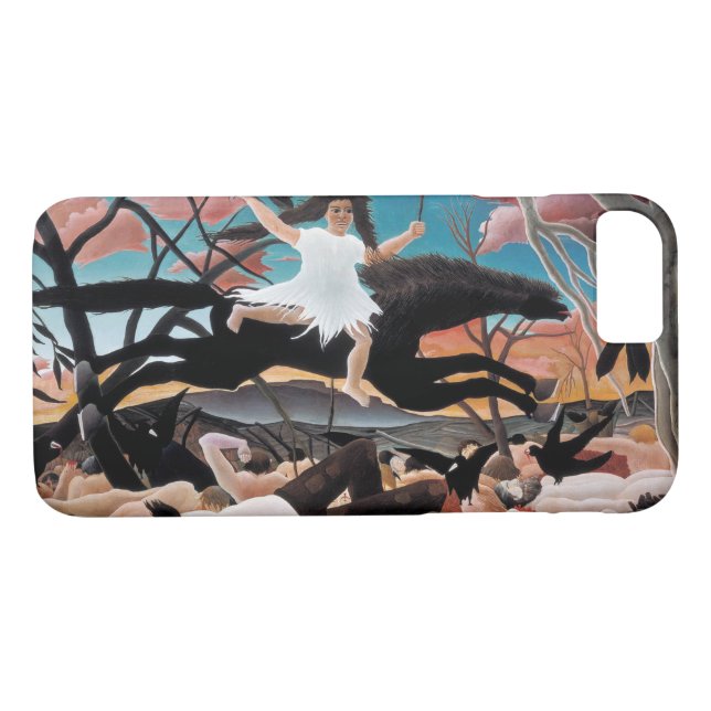 War, Henri Rousseau, 1894 Case-Mate iPhone Case (Back (Horizontal))