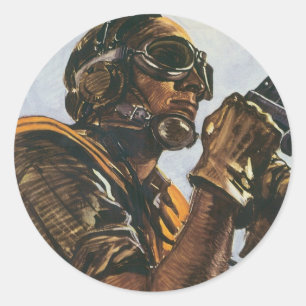 War Heros Stickers - Vintage War Poster