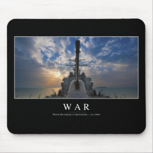 War: Inspirational Quote 2 Mouse Mat