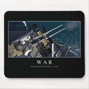 War: Inspirational Quote 3 Mouse Mat