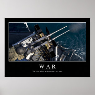 War: Inspirational Quote 3 Poster