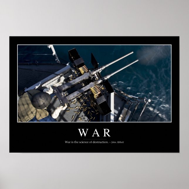 War: Inspirational Quote 3 Poster (Front)