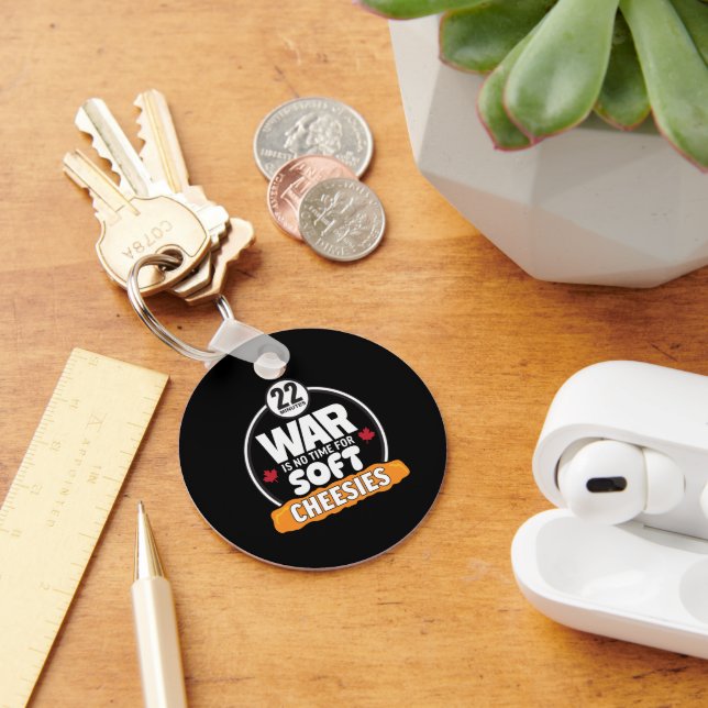 War is no time for Soft Cheesies Key Ring (Desk)