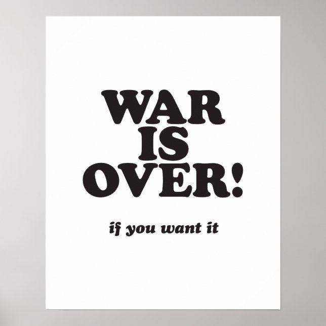 WAR IS OVER! if you want it, Vintage Poster (Front)