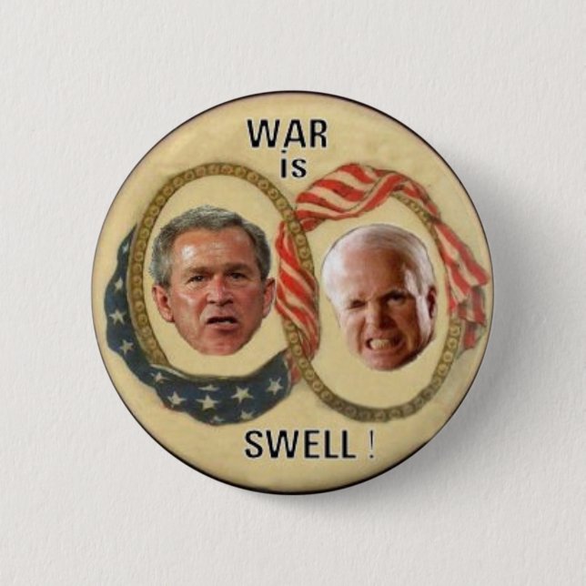 War is Swell Button (Front)