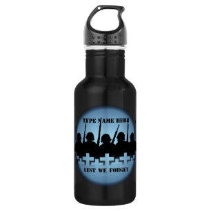 War Memorial Bottle Lest We Forget
