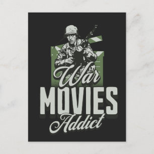 War Movies Addict  Postcard