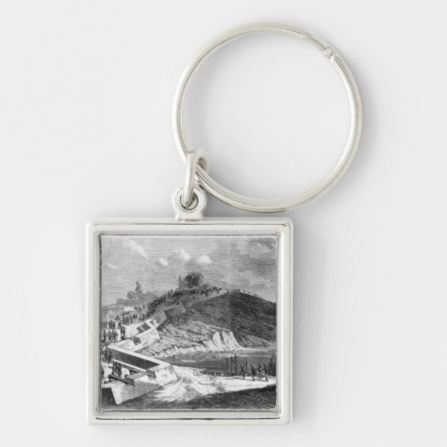 War of Duchies, Danish fortifications Key Ring (Front)