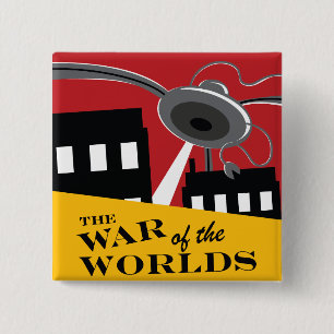 "War of the Worlds" '38 Logo Button