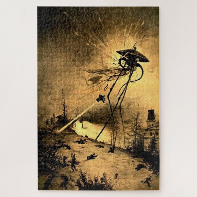 War of the Worlds Alvim Corréa 1906 Jigsaw Puzzle (Vertical)