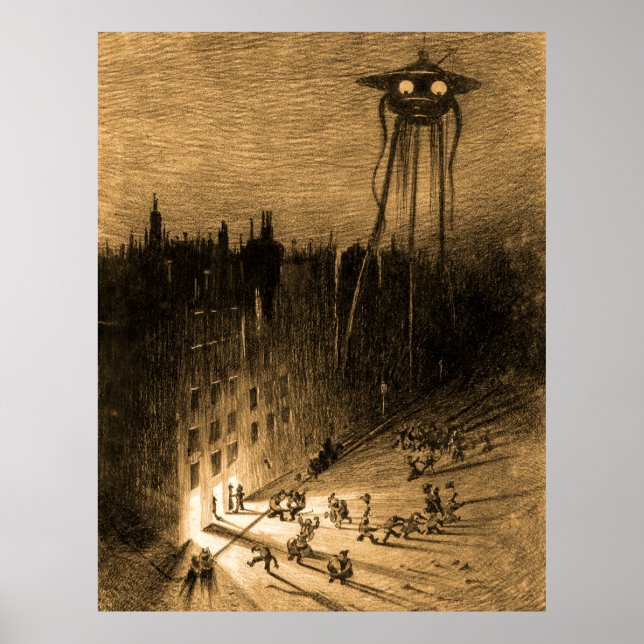 War Of The Worlds The Drunken Crowd Poster (Front)