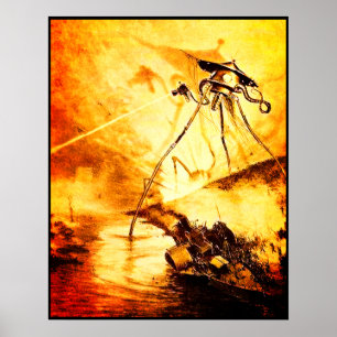 War of the Worlds Tripod - Martian Invasion Poster
