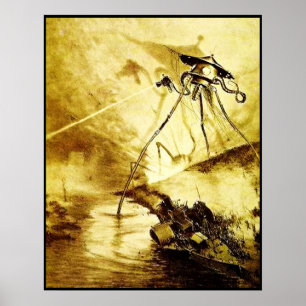 War of the Worlds Tripod - Martian Invasion Poster