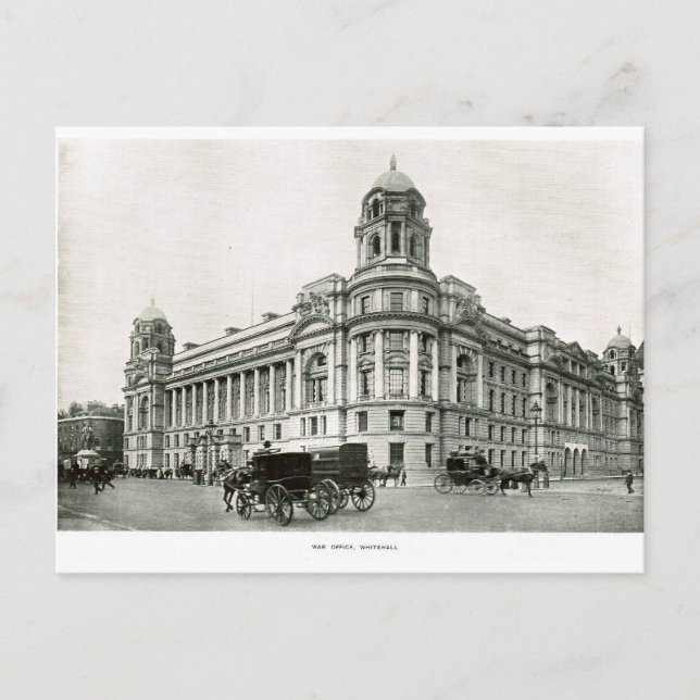 War Office, Whitehall 1900 Postcard (Front)