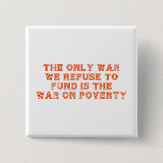 "War on Poverty" Button