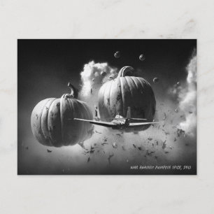 War On Pumpkin Spice Holiday Postcard